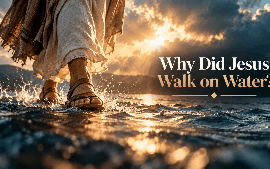 Why Did Jesus Walk on Water?